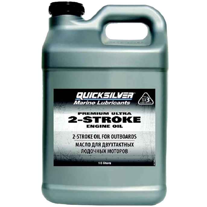 Масло 10л 2-stroke Premium TC-W3 Quicksilver (8M0170007)